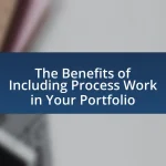 The Benefits of Including Process Work in Your Portfolio